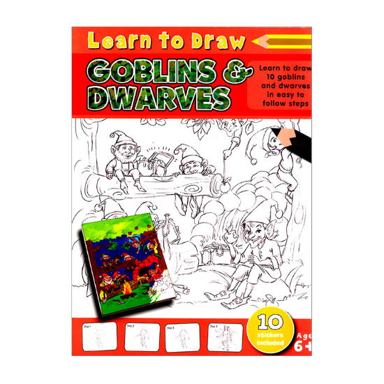 Picture of LEARN TO DRAW-GOBLINS & DWARVES