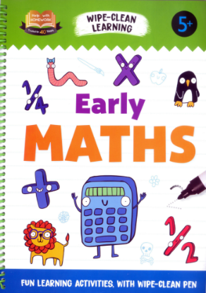 Picture of HELP WITH HOMEWORK WIPE-CLEAN LEARNING 5+-EARLY MATHS